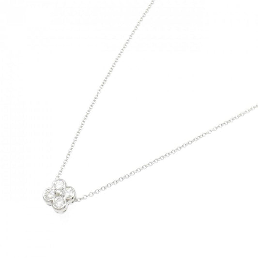 Tiffany & Co Bezel, Silver, Platinum, necklace