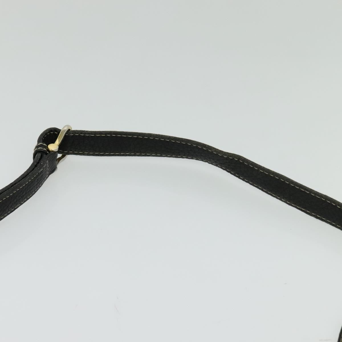 Celine Vintage Leather, Black, Leather, Shoulder Bag