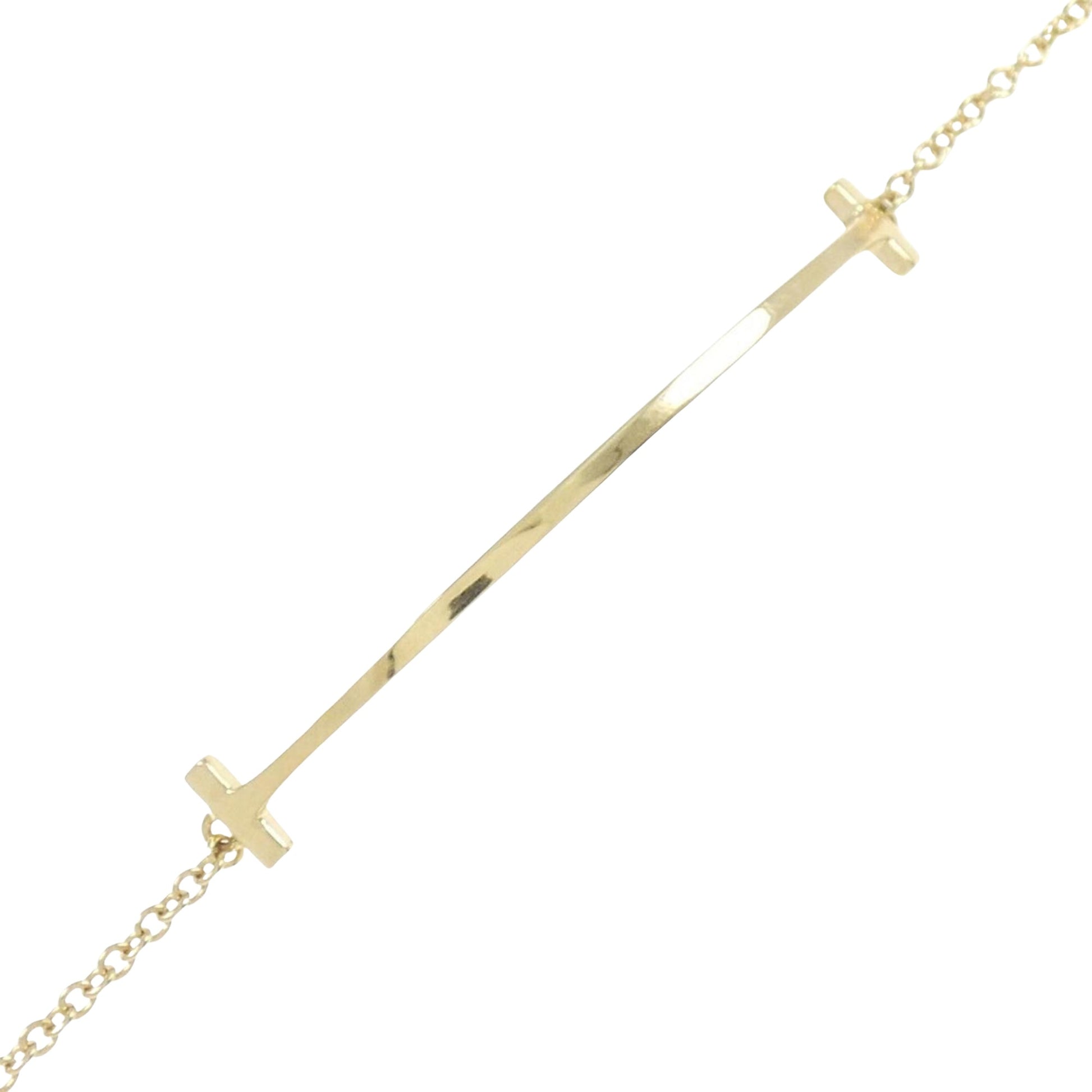 Tiffany & Co T Smile, Gold, Yellow Gold, bracelet