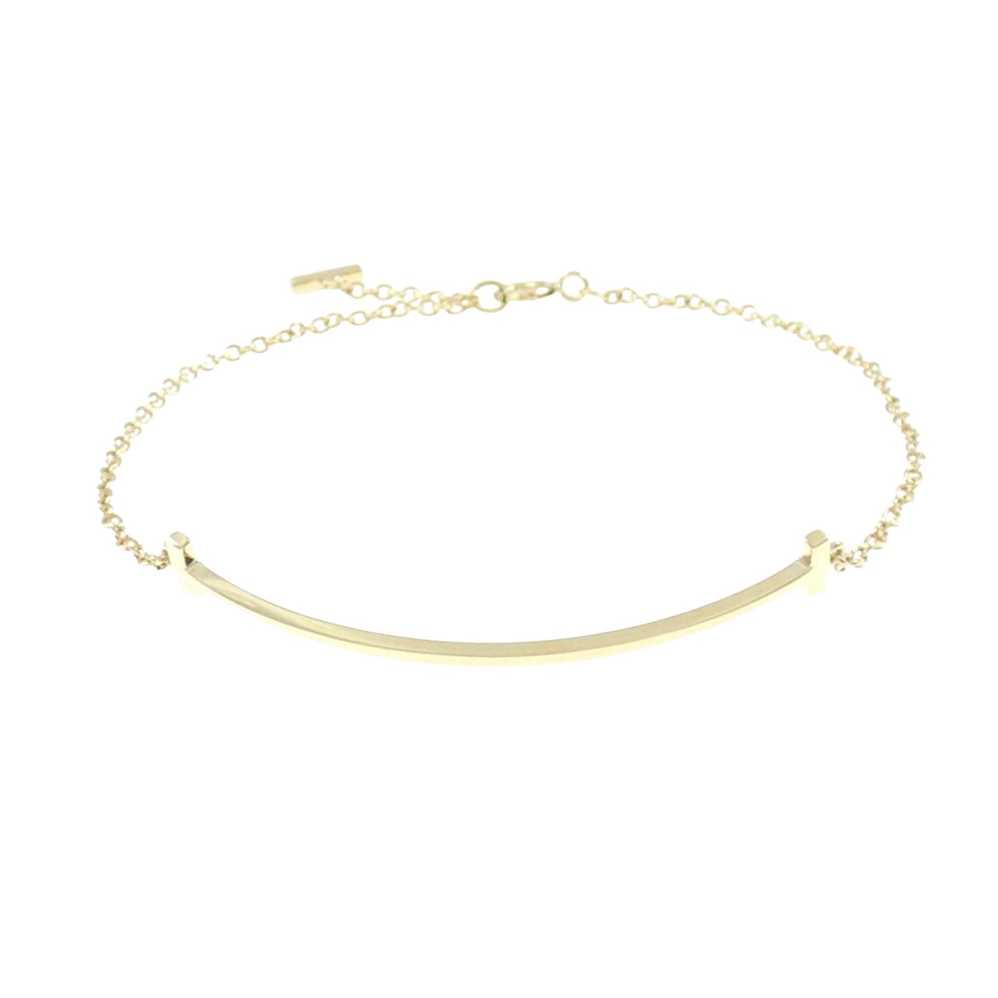 Tiffany & Co T Smile, Gold, Yellow Gold, bracelet