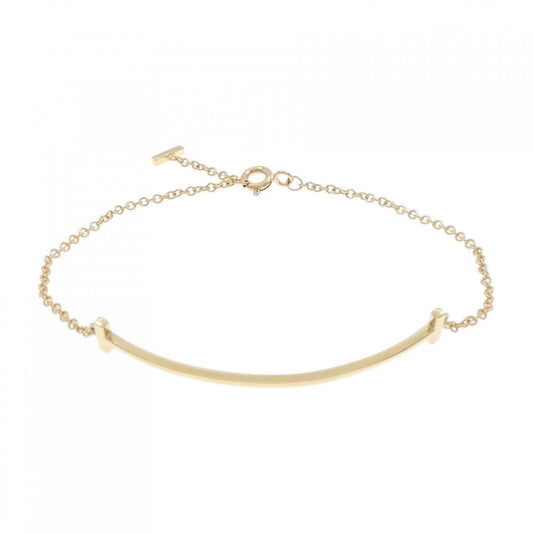 Tiffany & Co T Smile, Gold, Yellow Gold, bracelet