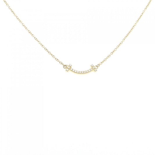 Tiffany & Co T Smile, Gold, Yellow Gold, necklace