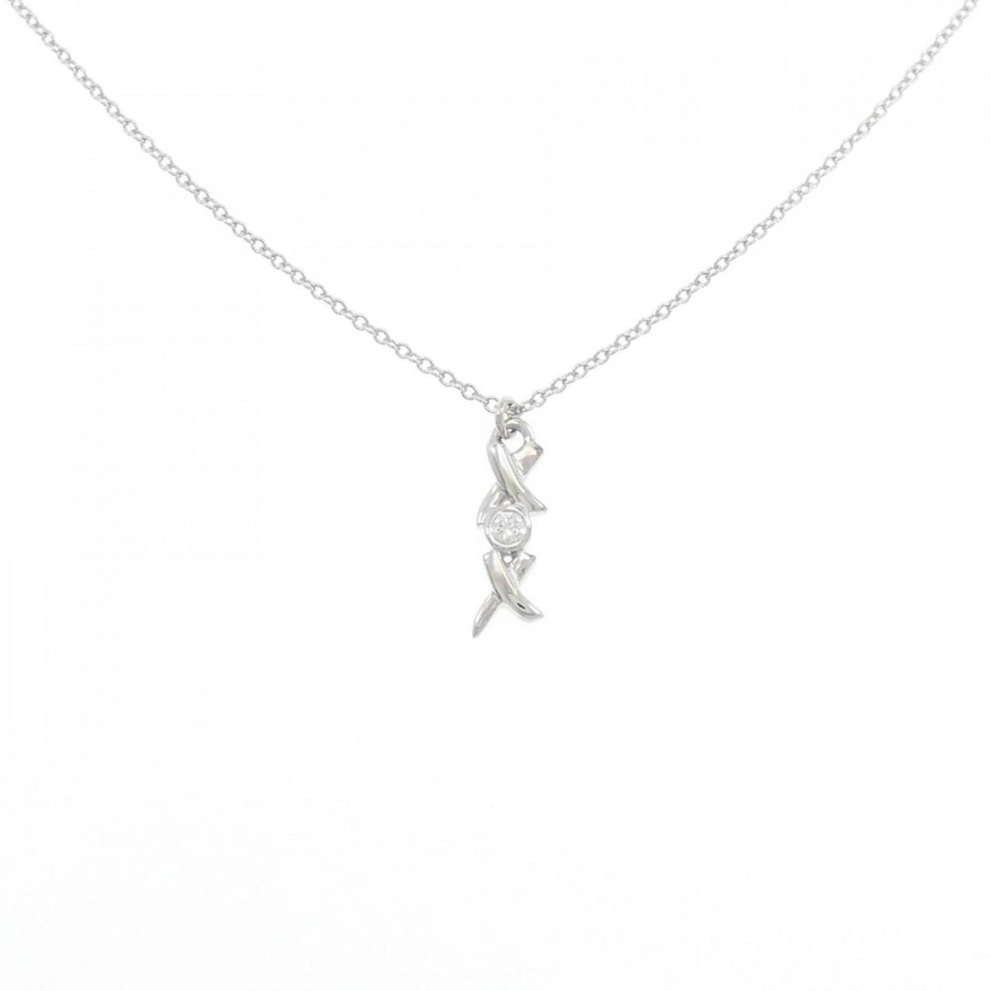 Tiffany & Co X, Silver, White Gold, necklace