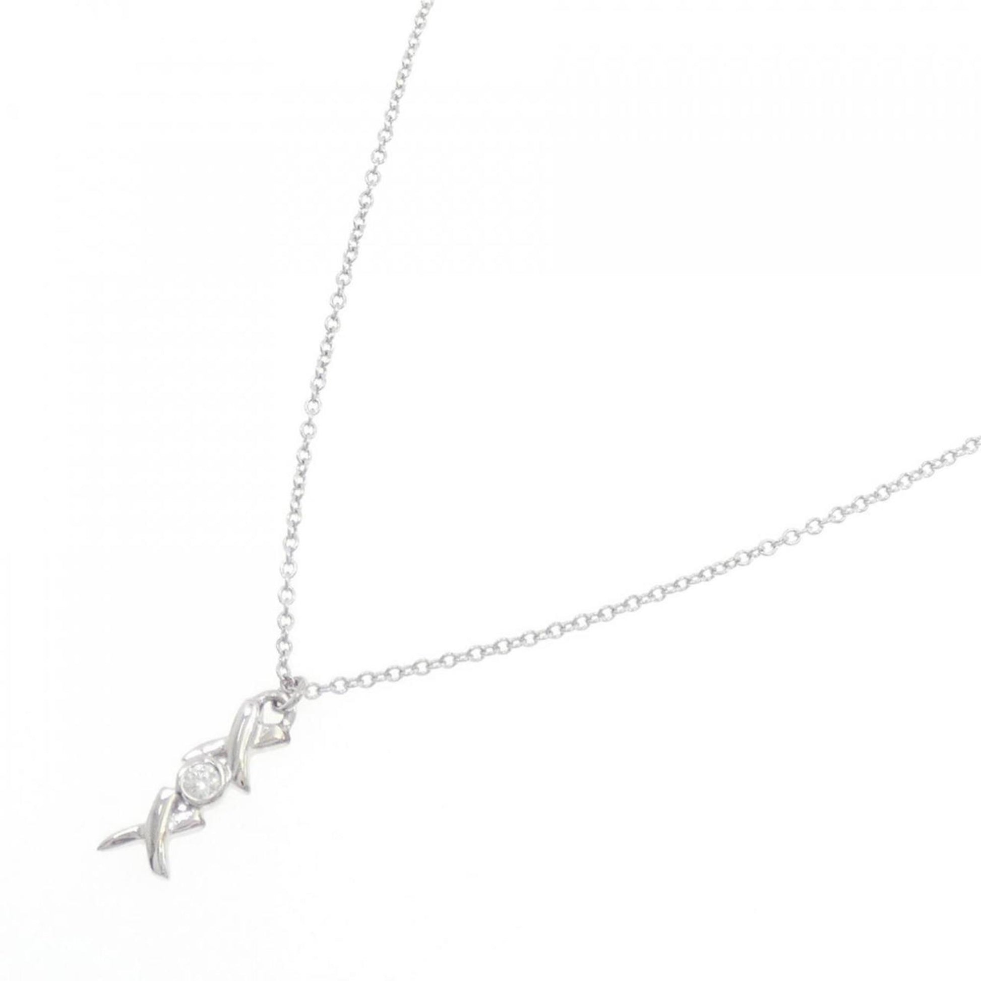 Tiffany & Co X, Silver, White Gold, necklace