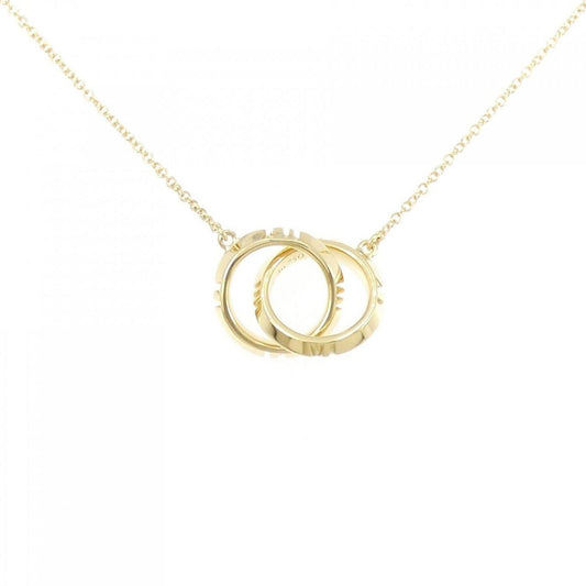 Tiffany & Co Interlocking Circles, Gold, Yellow Gold, necklace