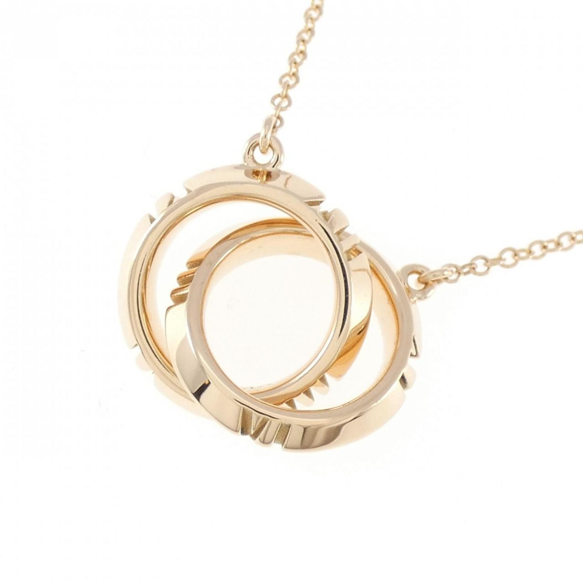 Tiffany & Co Interlocking Circles, Gold, Rose Gold, necklace