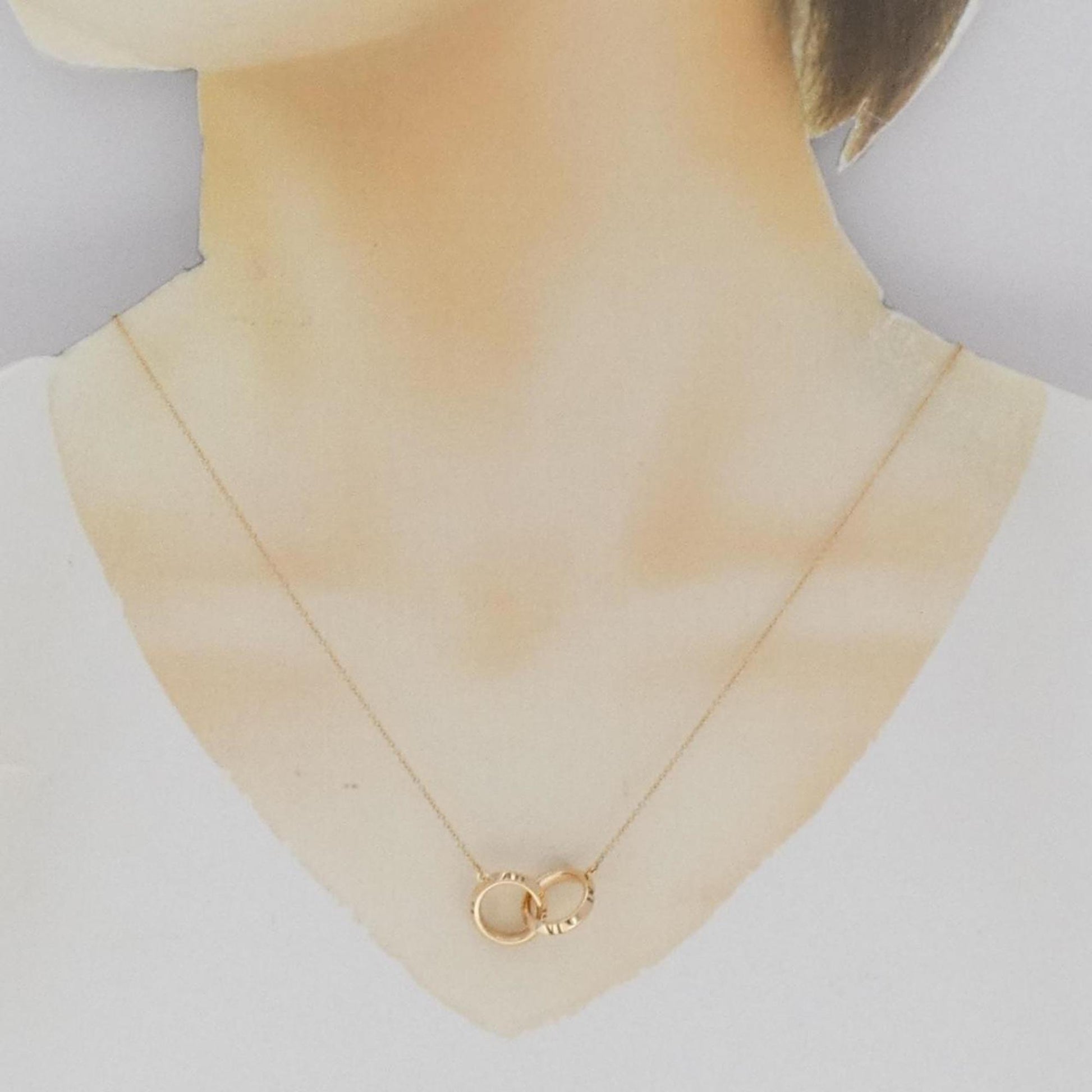 Tiffany & Co Interlocking Circles, Gold, Rose Gold, necklace