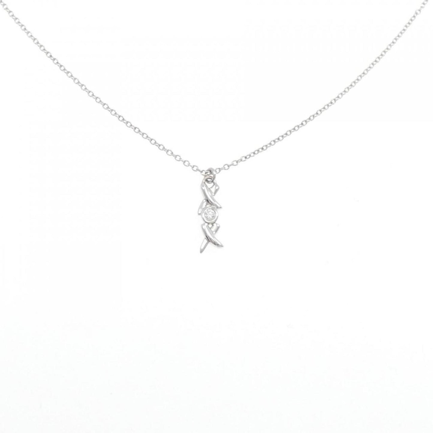 Tiffany & Co X, Silver, White Gold, necklace