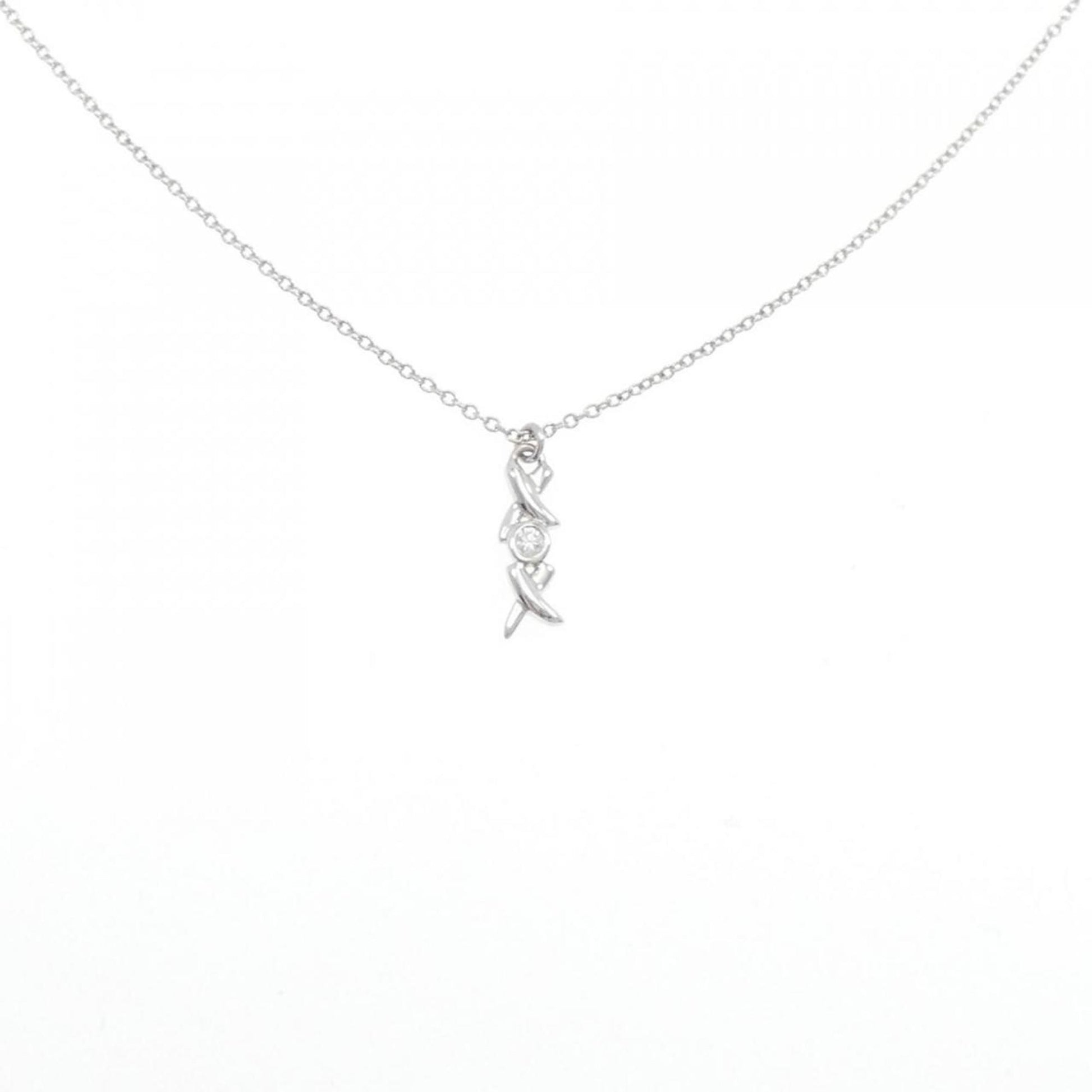 Tiffany & Co X, Silver, White Gold, necklace