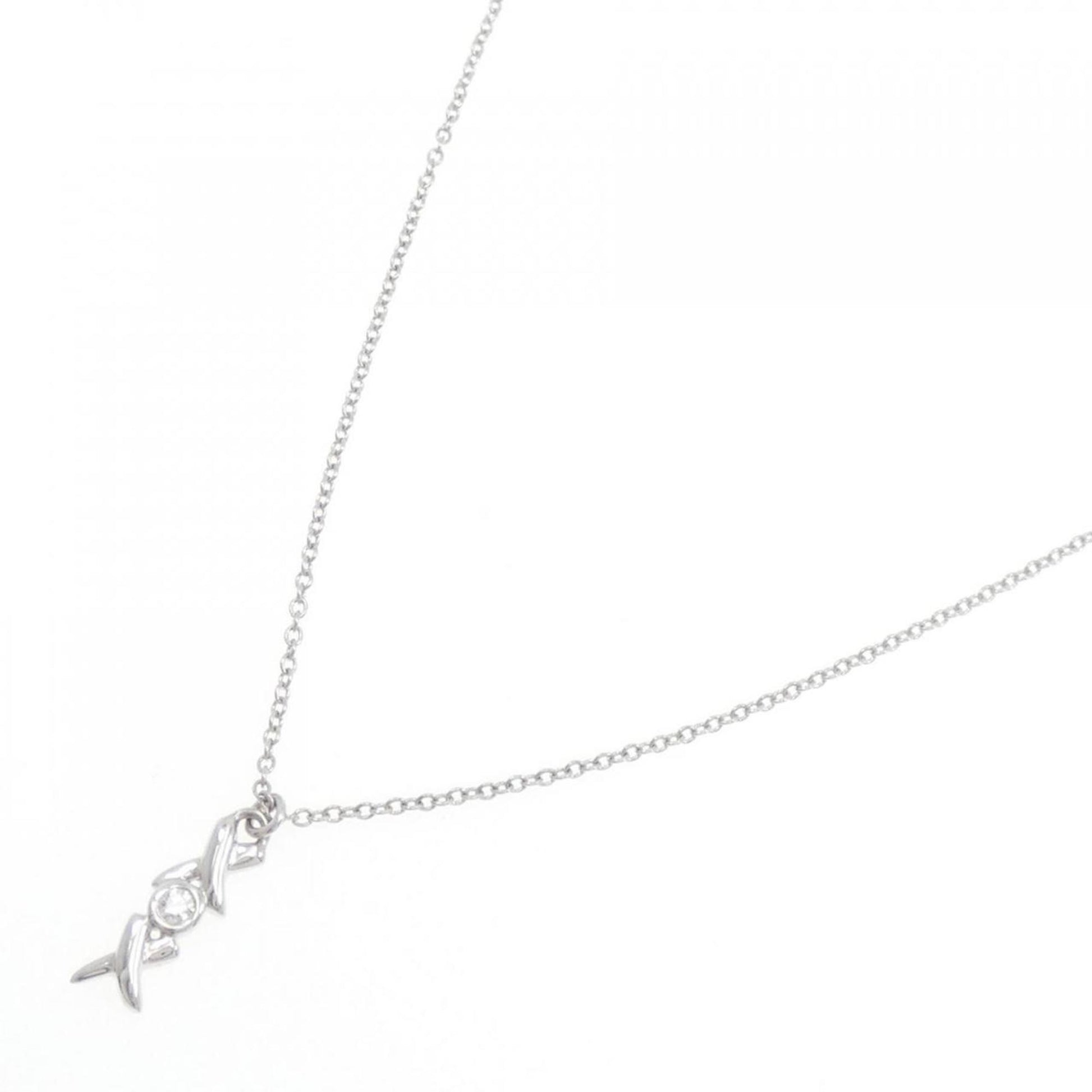 Tiffany & Co X, Silver, White Gold, necklace