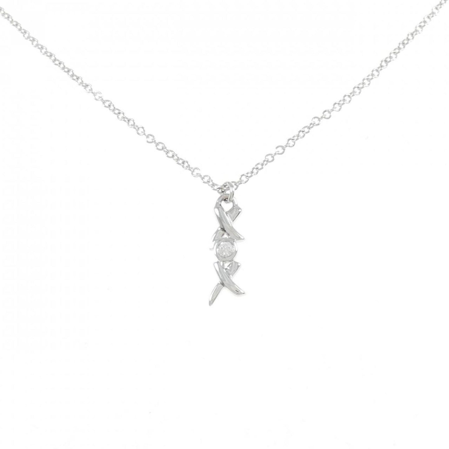 Tiffany & Co X, Silver, White Gold, necklace