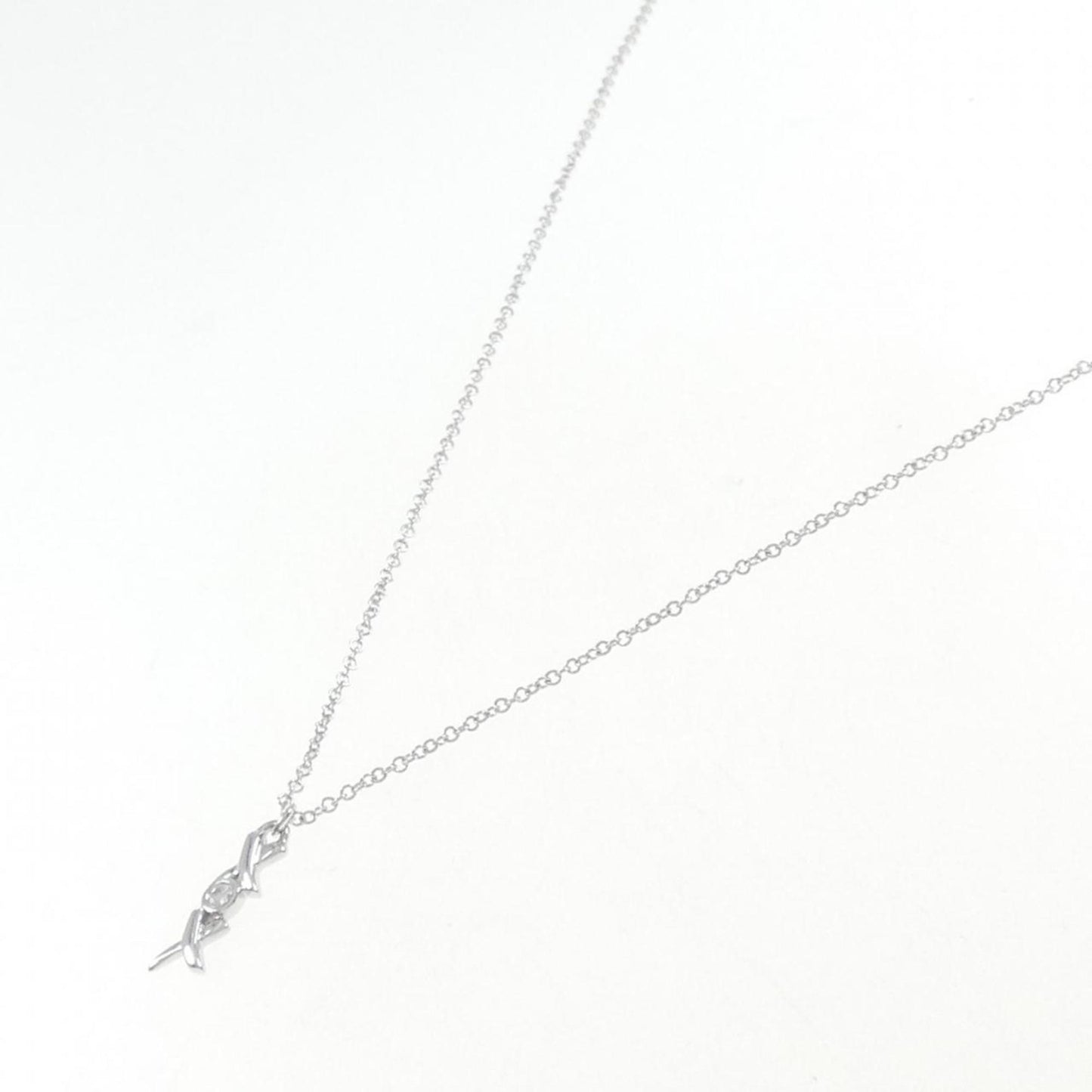 Tiffany & Co X, Silver, White Gold, necklace