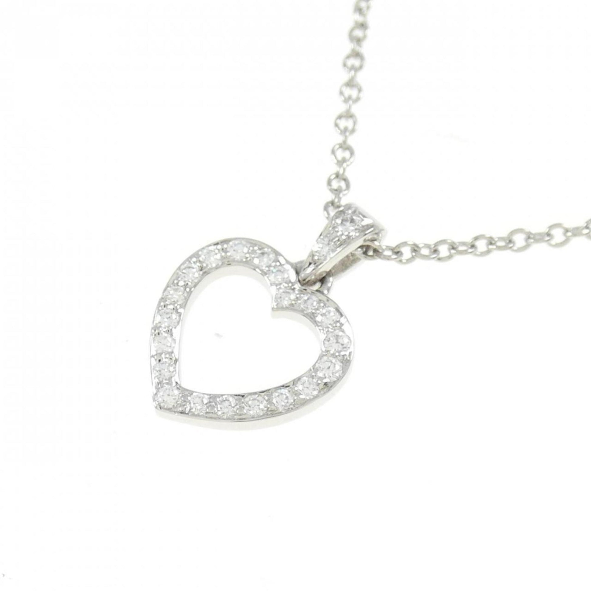 Tiffany & Co Heart, Silver, Platinum, necklace