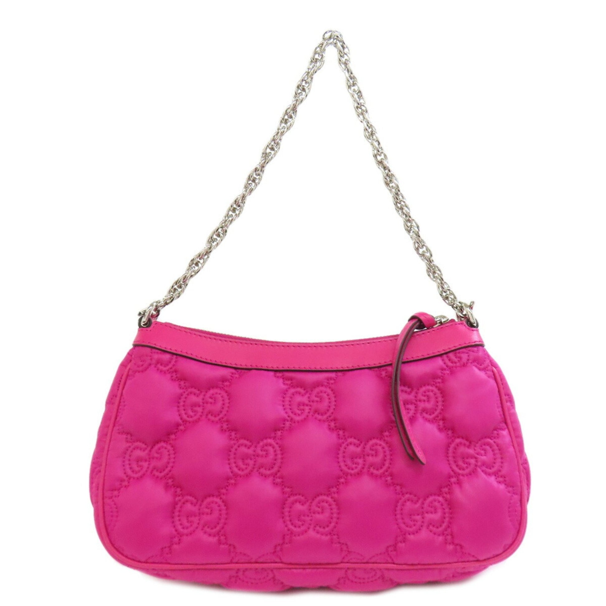 Gucci GG Matelassé, Pink, Synthetic, handbag