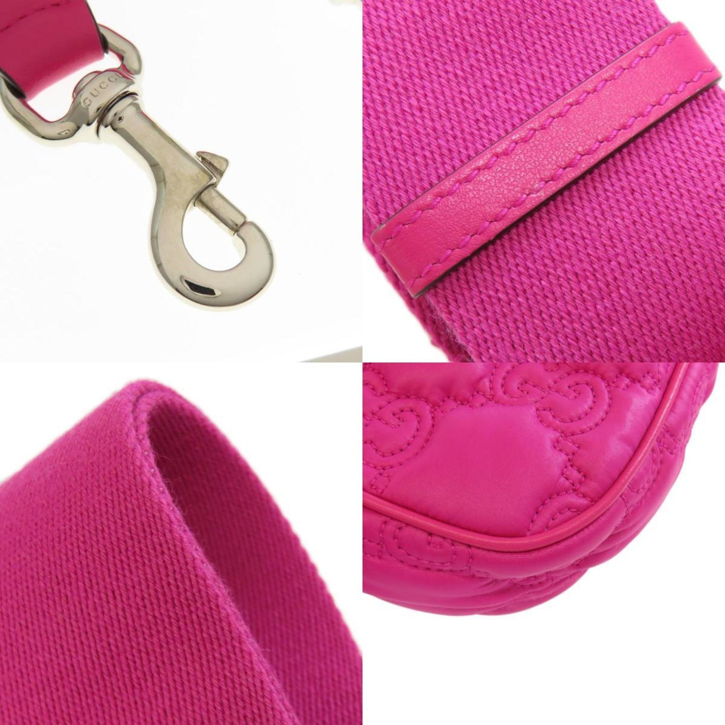Gucci GG Matelassé, Pink, Synthetic, handbag