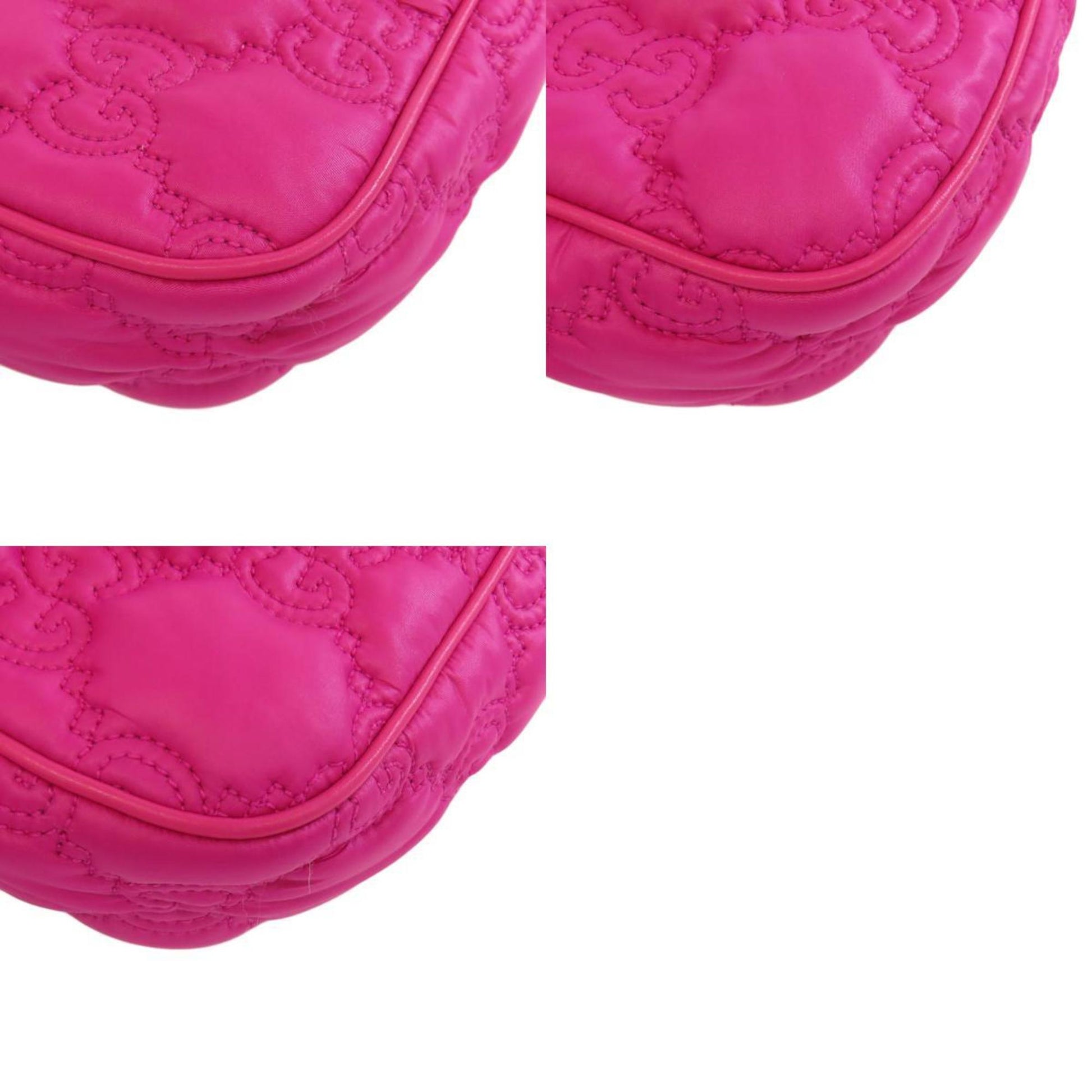 Gucci GG Matelassé, Pink, Synthetic, handbag
