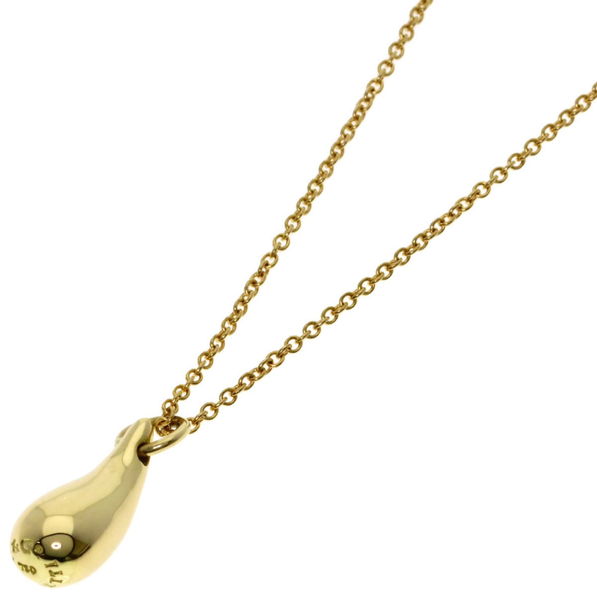 Tiffany & Co Teardrop, Gold, Yellow Gold, necklace