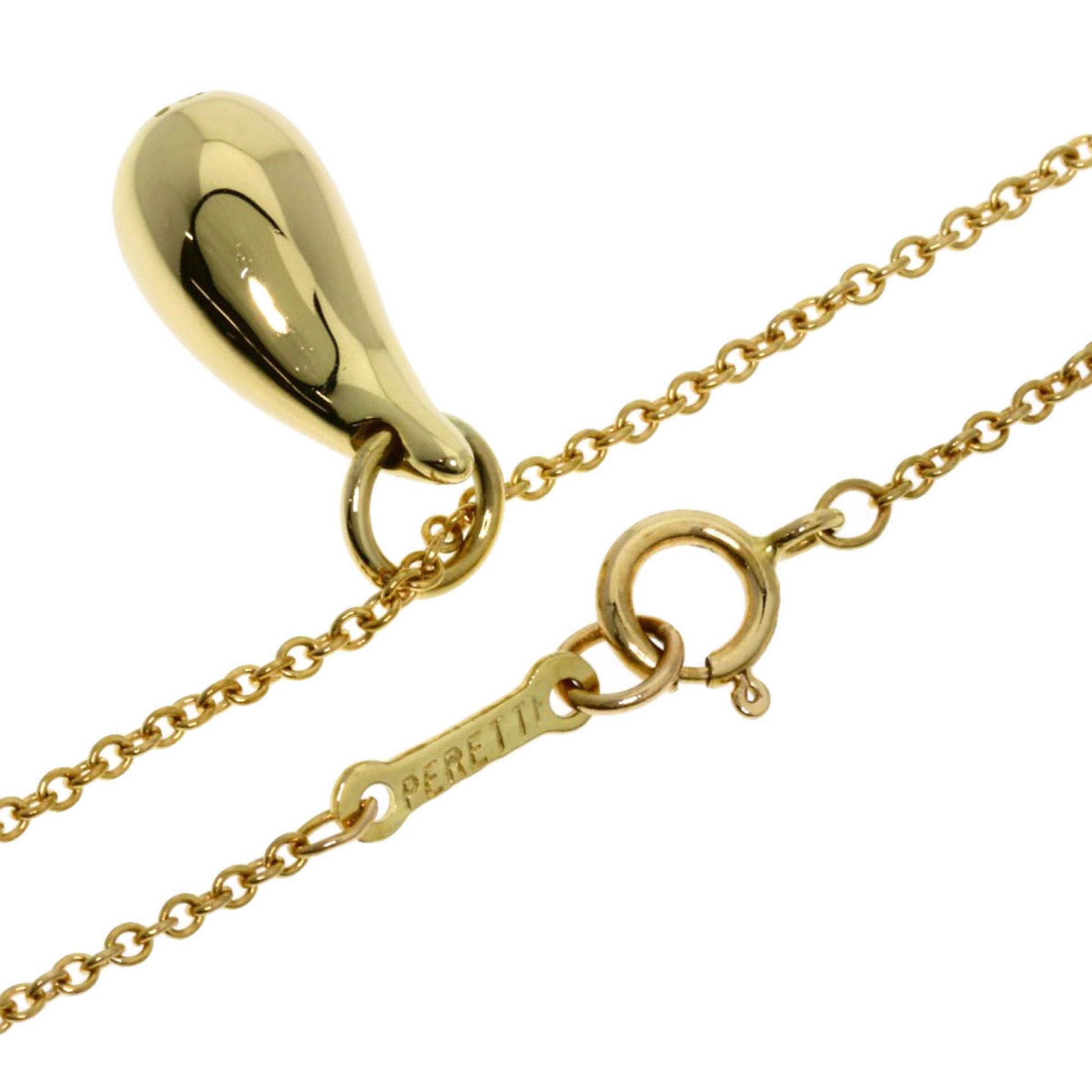 Tiffany & Co Teardrop, Gold, Yellow Gold, necklace