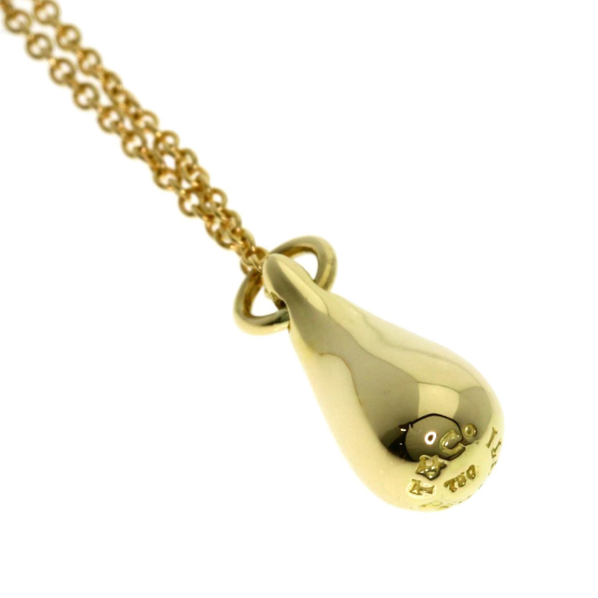 Tiffany & Co Teardrop, Gold, Yellow Gold, necklace