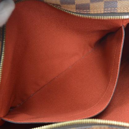 Louis Vuitton Naviglio Damier, Brown, Canvas, Shoulder Bag