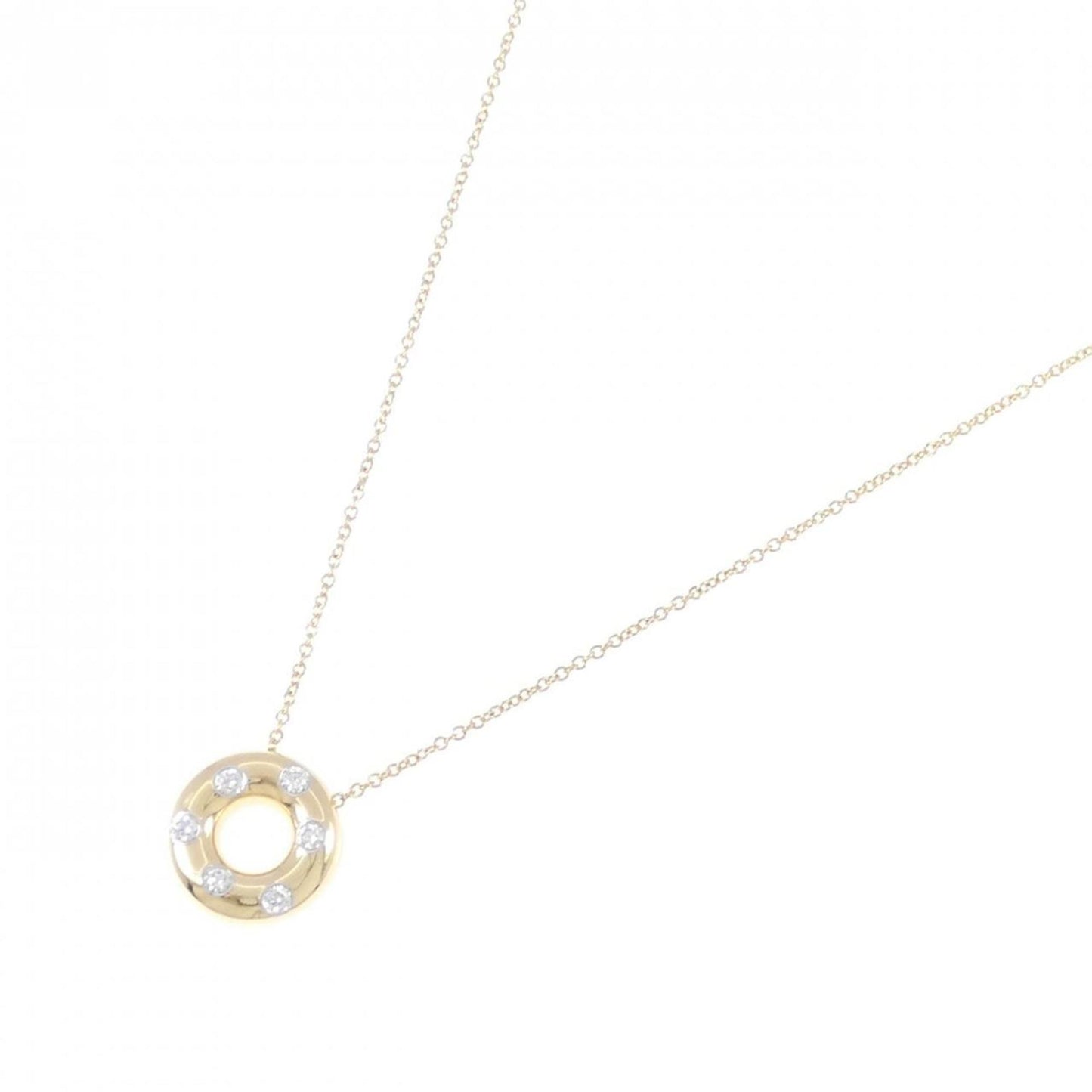 Tiffany & Co Dots, Gold, Yellow Gold, necklace