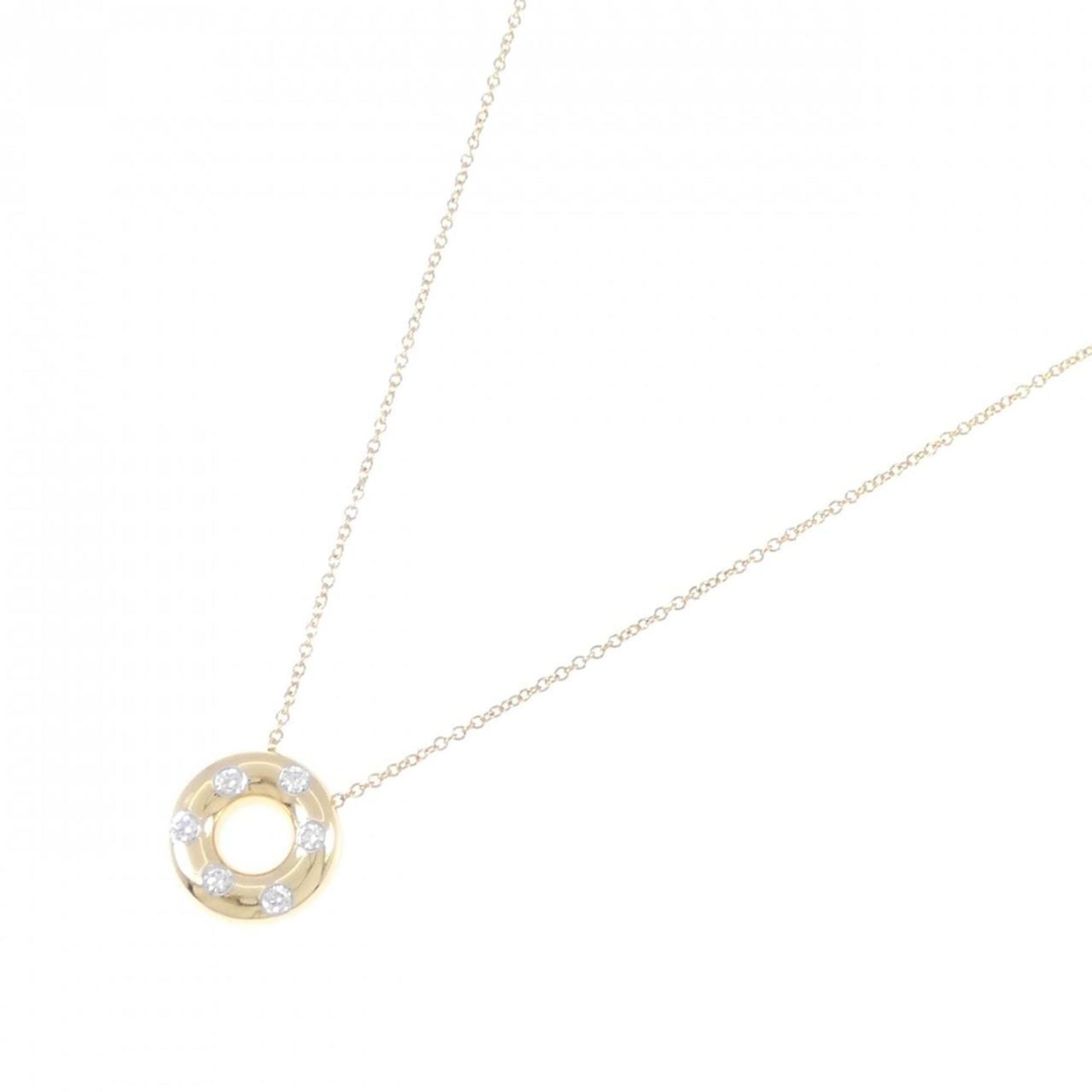 Tiffany & Co Dots, Gold, Yellow Gold, necklace