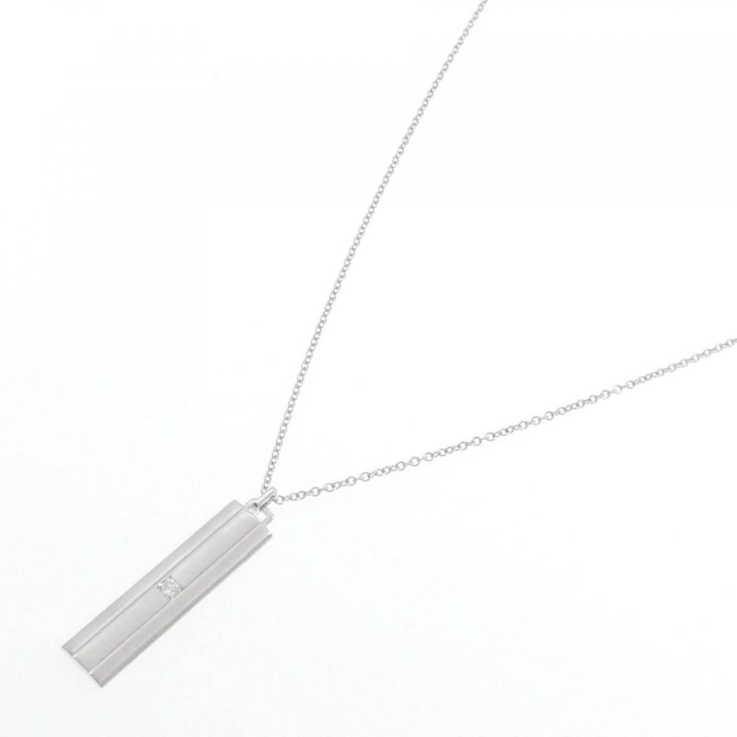 Tiffany & Co Lucida, Silver, White Gold, necklace