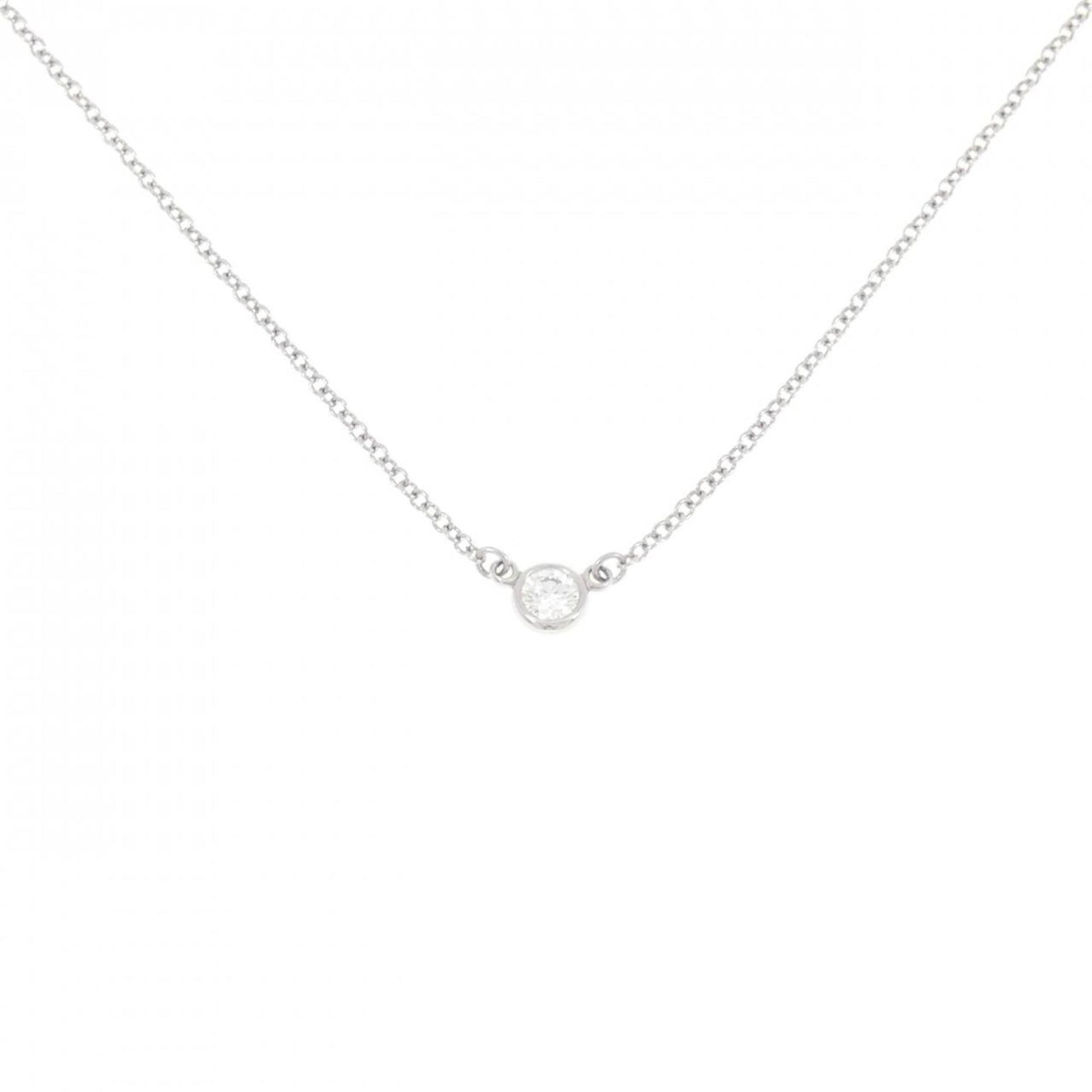 Tiffany & Co By the yard, Silver, Platinum, necklace