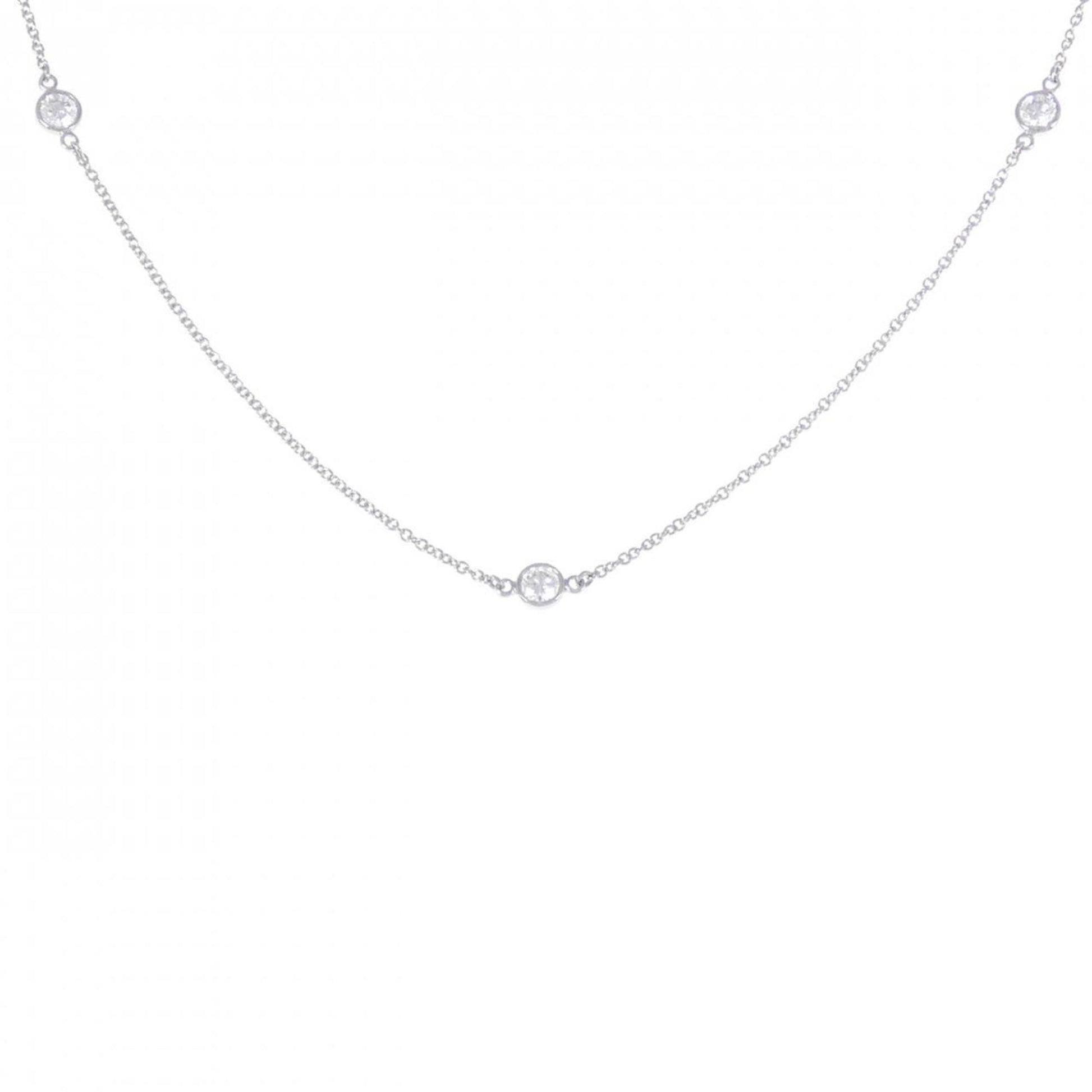 Tiffany & Co Diamonds By The Yard, Silver, Platinum, necklace