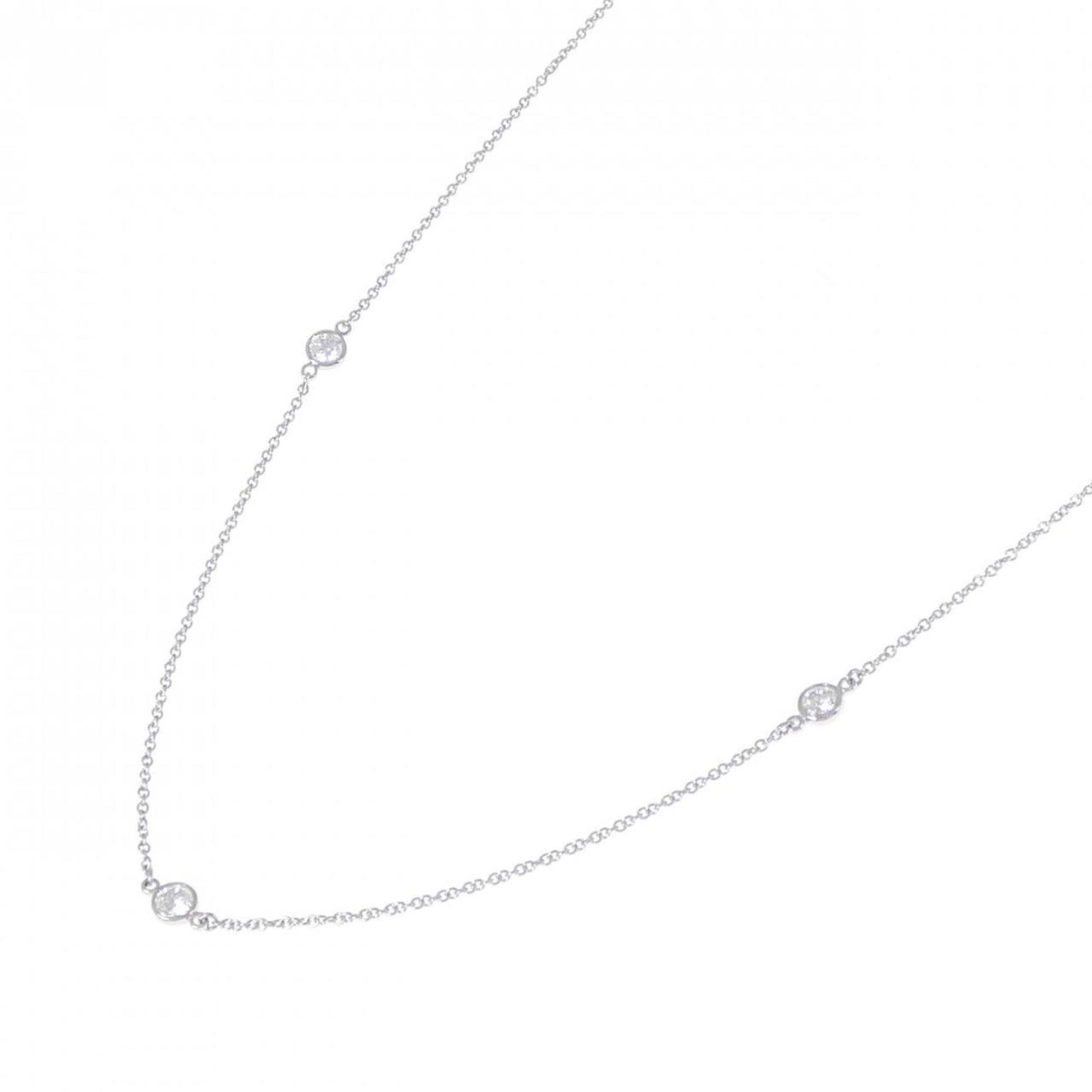 Tiffany & Co Diamonds By The Yard, Silver, Platinum, necklace