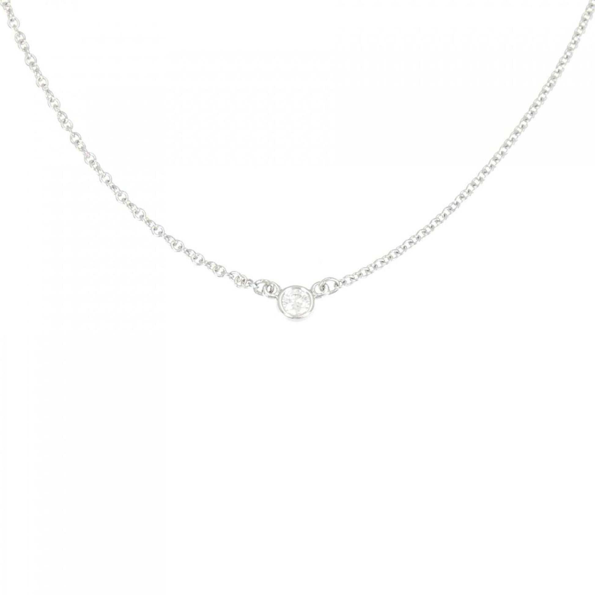 Tiffany & Co By the yard, Silver, Platinum, necklace