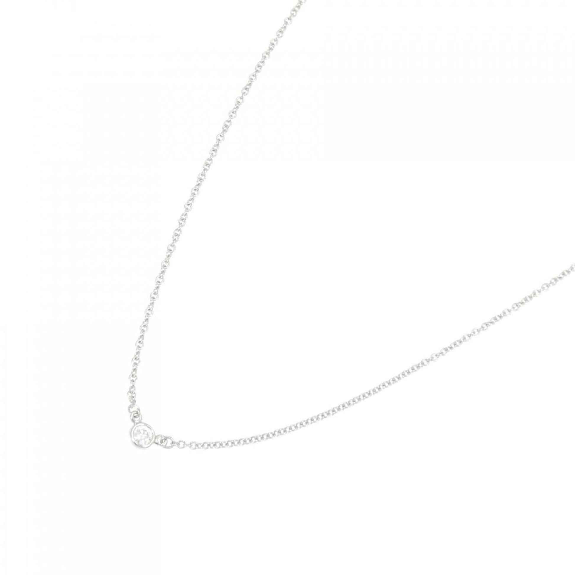 Tiffany & Co By the yard, Silver, Platinum, necklace