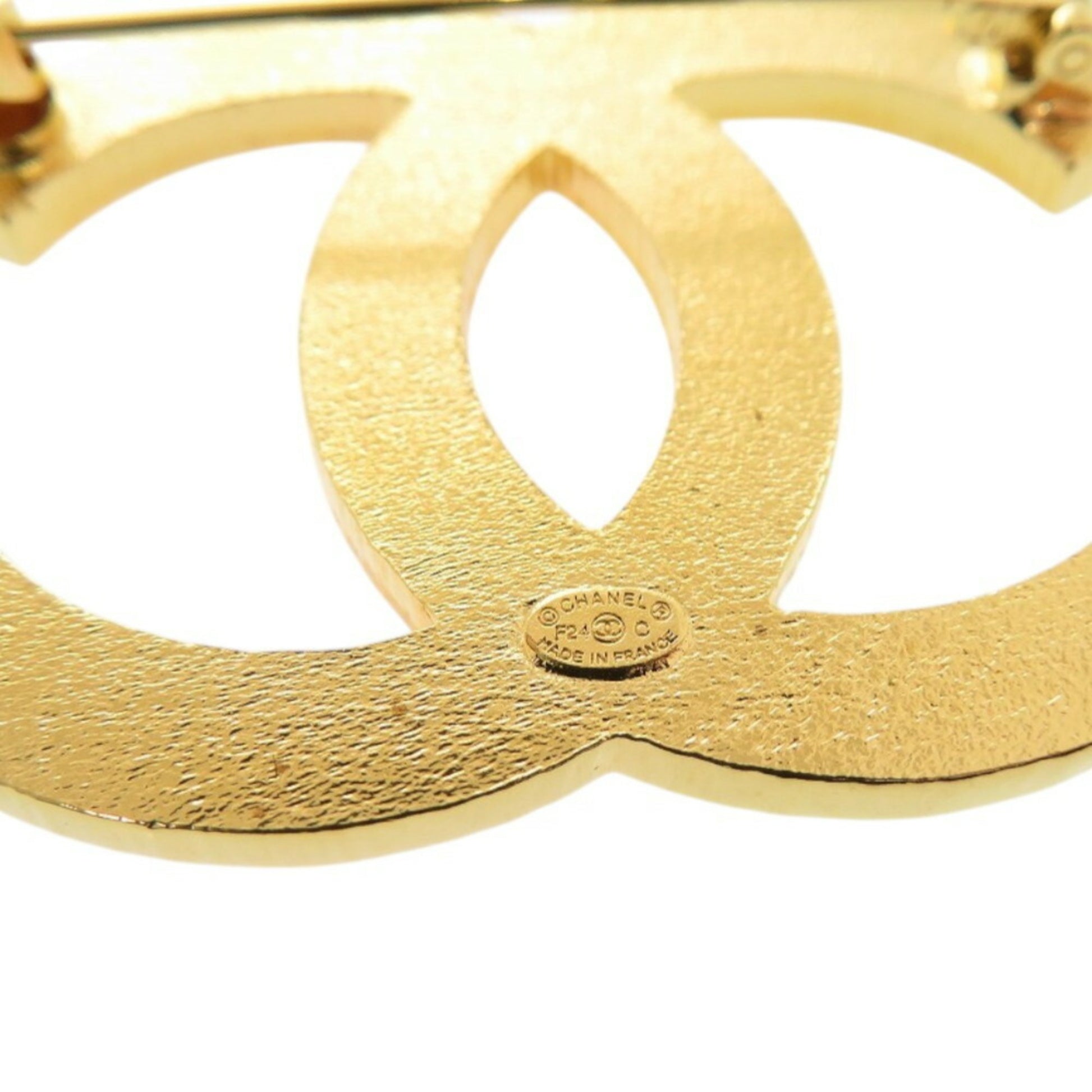 Chanel Coco Mark, Gold, Gold Plated, brooch