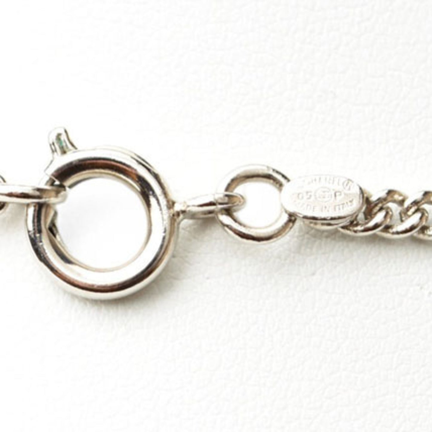 Chanel Coco Mark, Silver, Metal, necklace