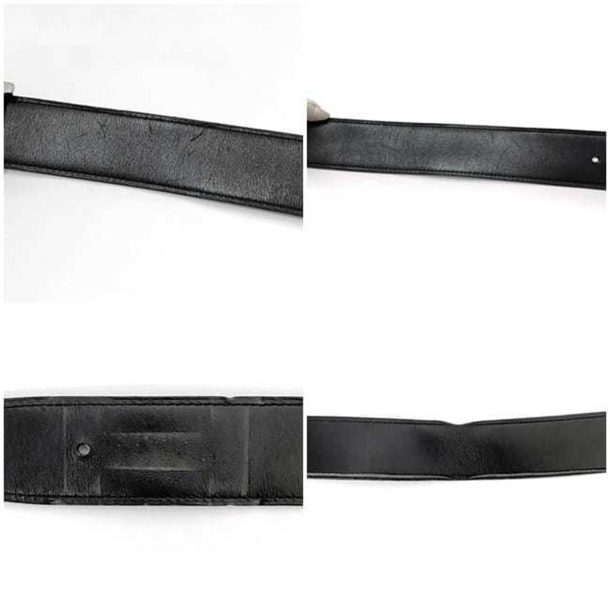 Hermès Constance, Black, Leather, belt