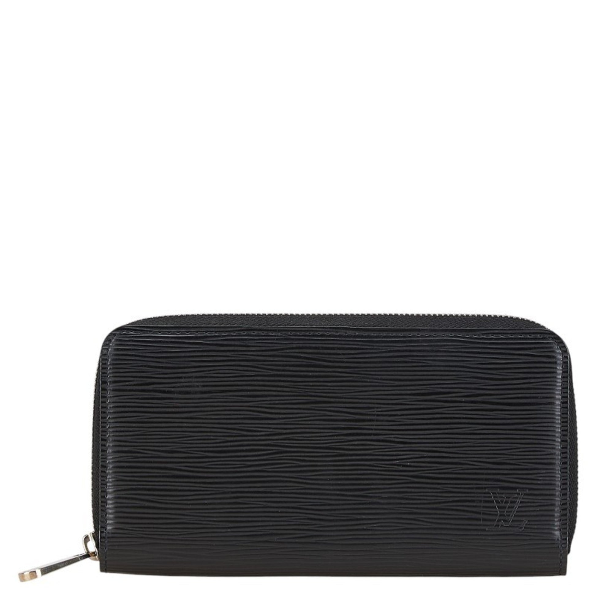 Louis Vuitton Zippy wallet, Black, Leather, wallet