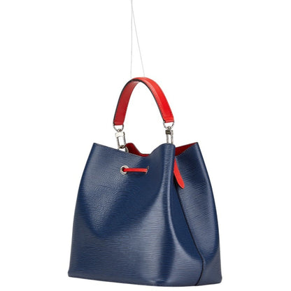 Louis Vuitton NéoNoé, Navy, Leather, shoulder