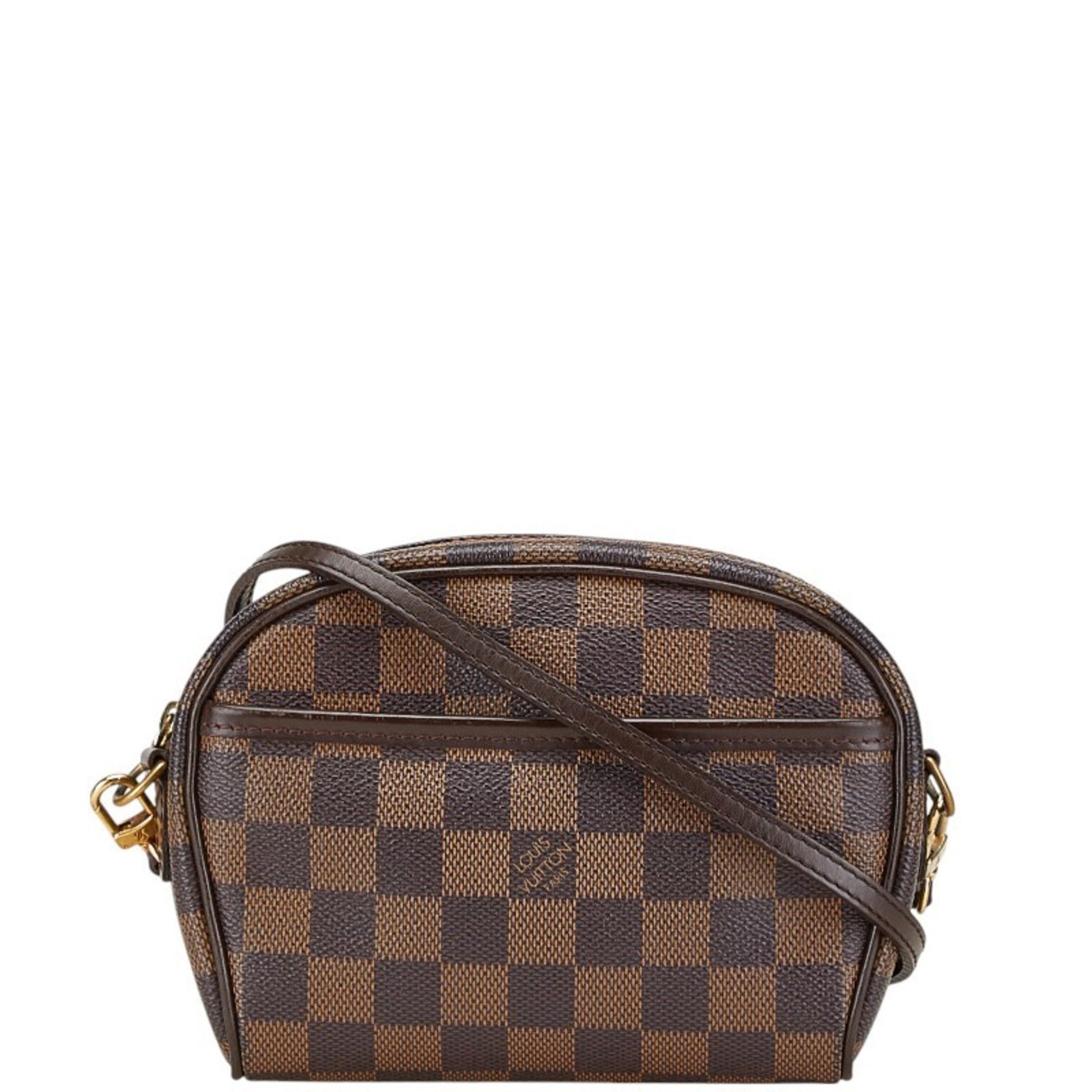 Louis Vuitton Ipanema, Brown, Canvas, clutch