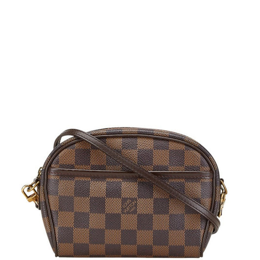 Louis Vuitton Ipanema, Brown, Canvas, clutch