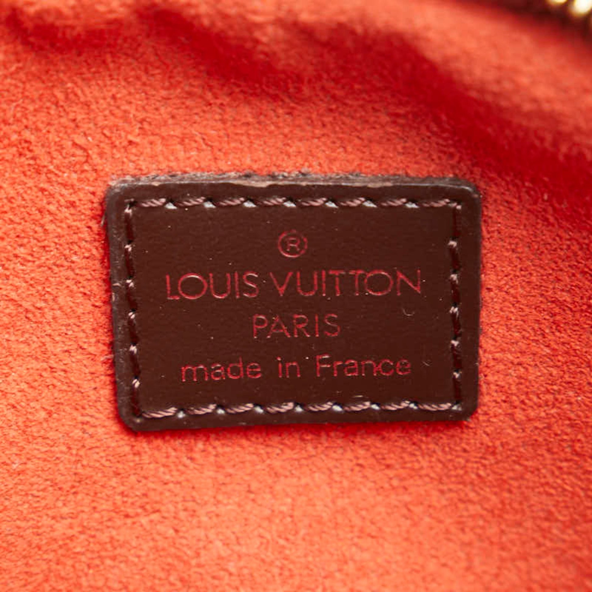 Louis Vuitton Ipanema, Brown, Canvas, clutch