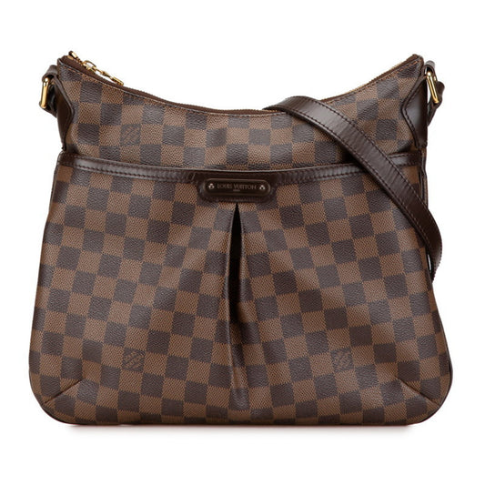 Louis Vuitton Bloomsbury, Brown, Canvas, shoulder
