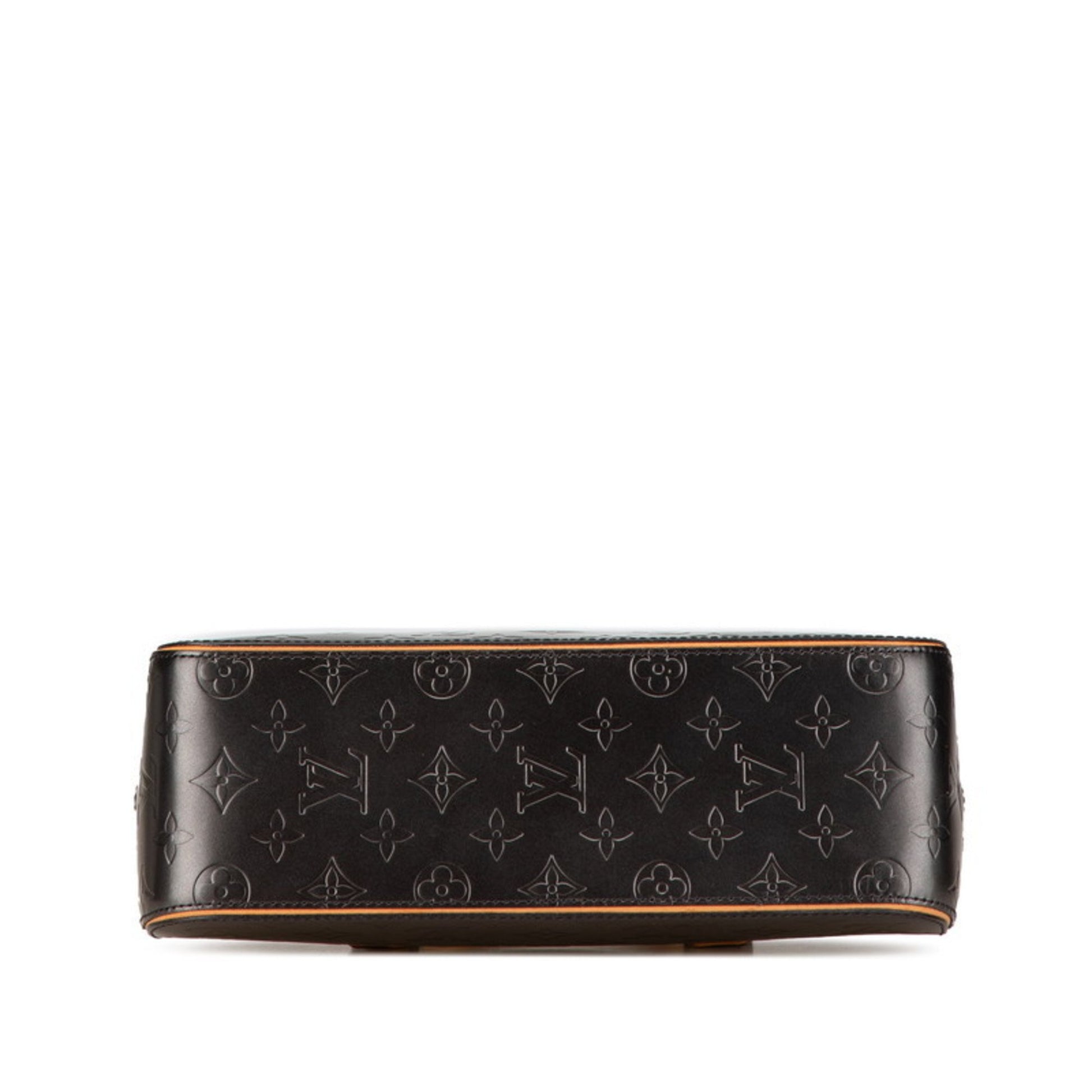 Louis Vuitton Shelton, Black, Leather, handbag