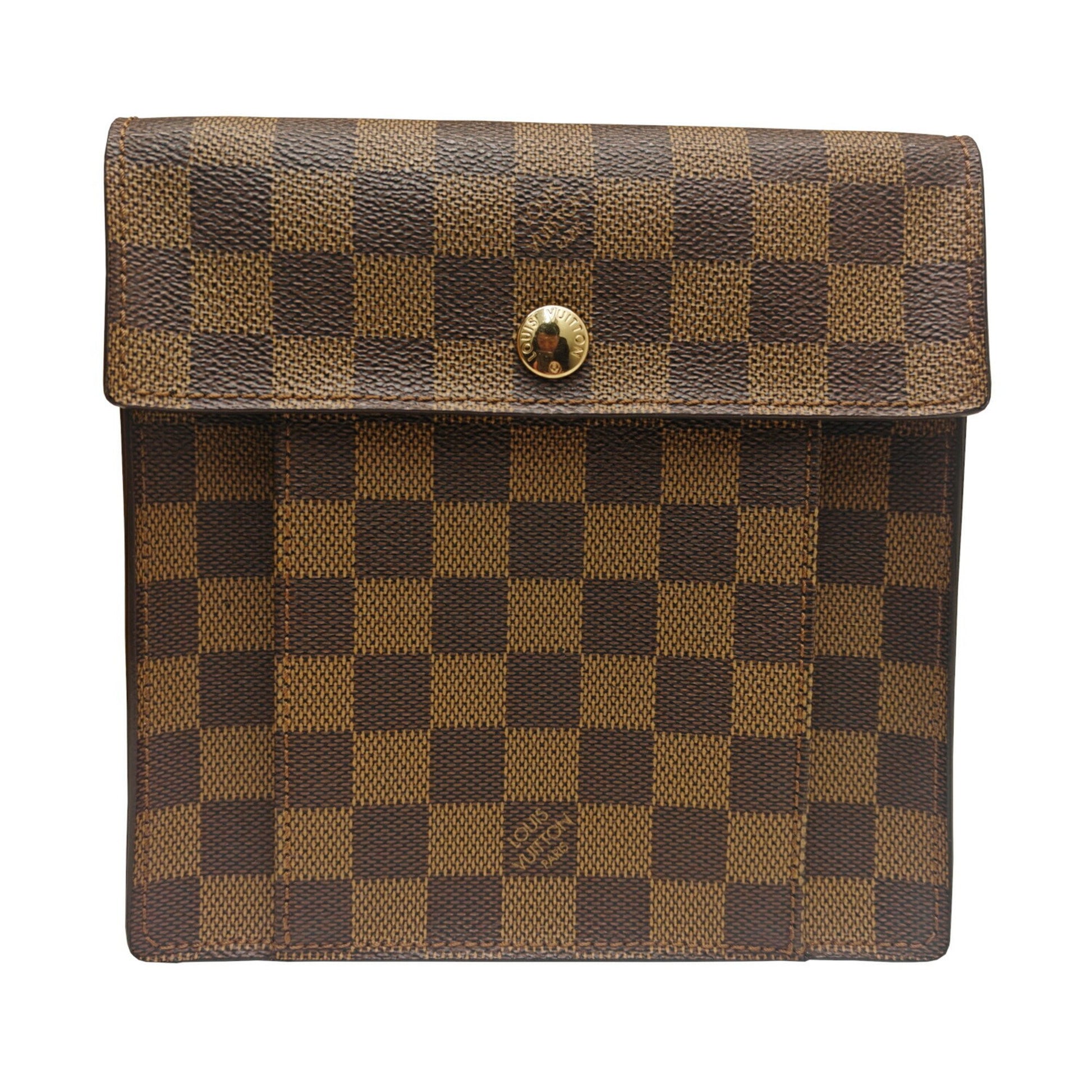 Louis Vuitton Pimlico, Brown, Canvas, shoulder