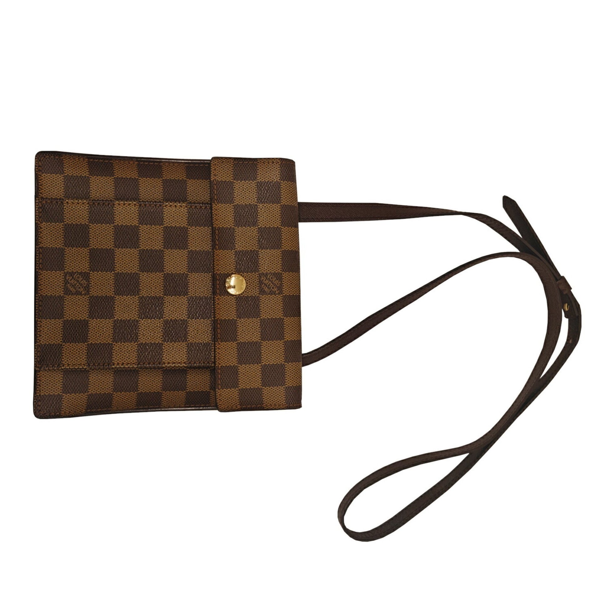 Louis Vuitton Pimlico, Brown, Canvas, shoulder