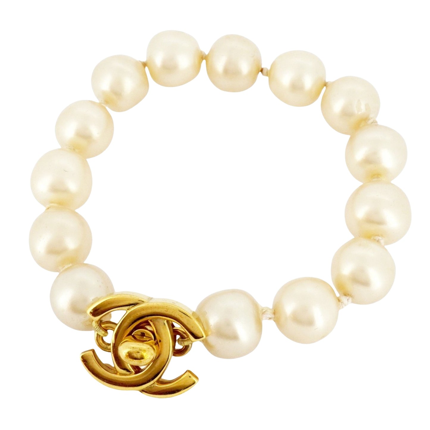 Chanel Coco Mark, Gold, Gold Plated, bracelet