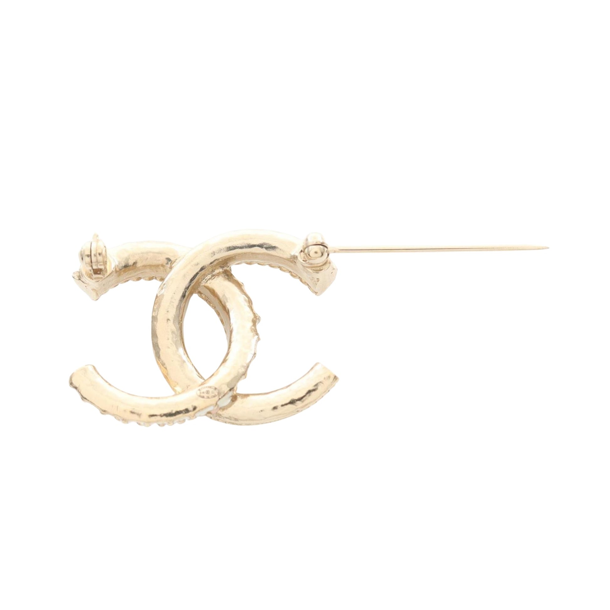 Chanel Coco Mark, Gold, Gold Plated, brooch