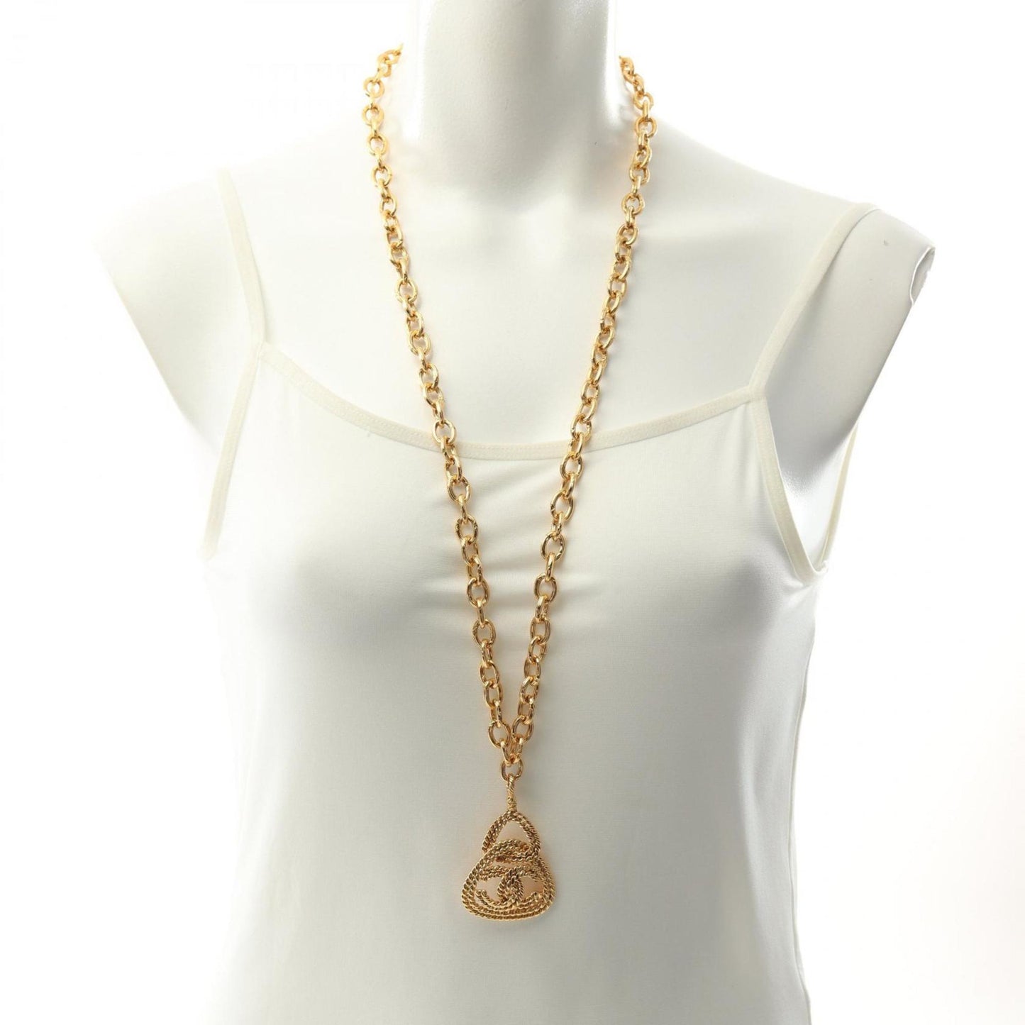 Chanel Coco Mark, Gold, Gold Plated, necklace