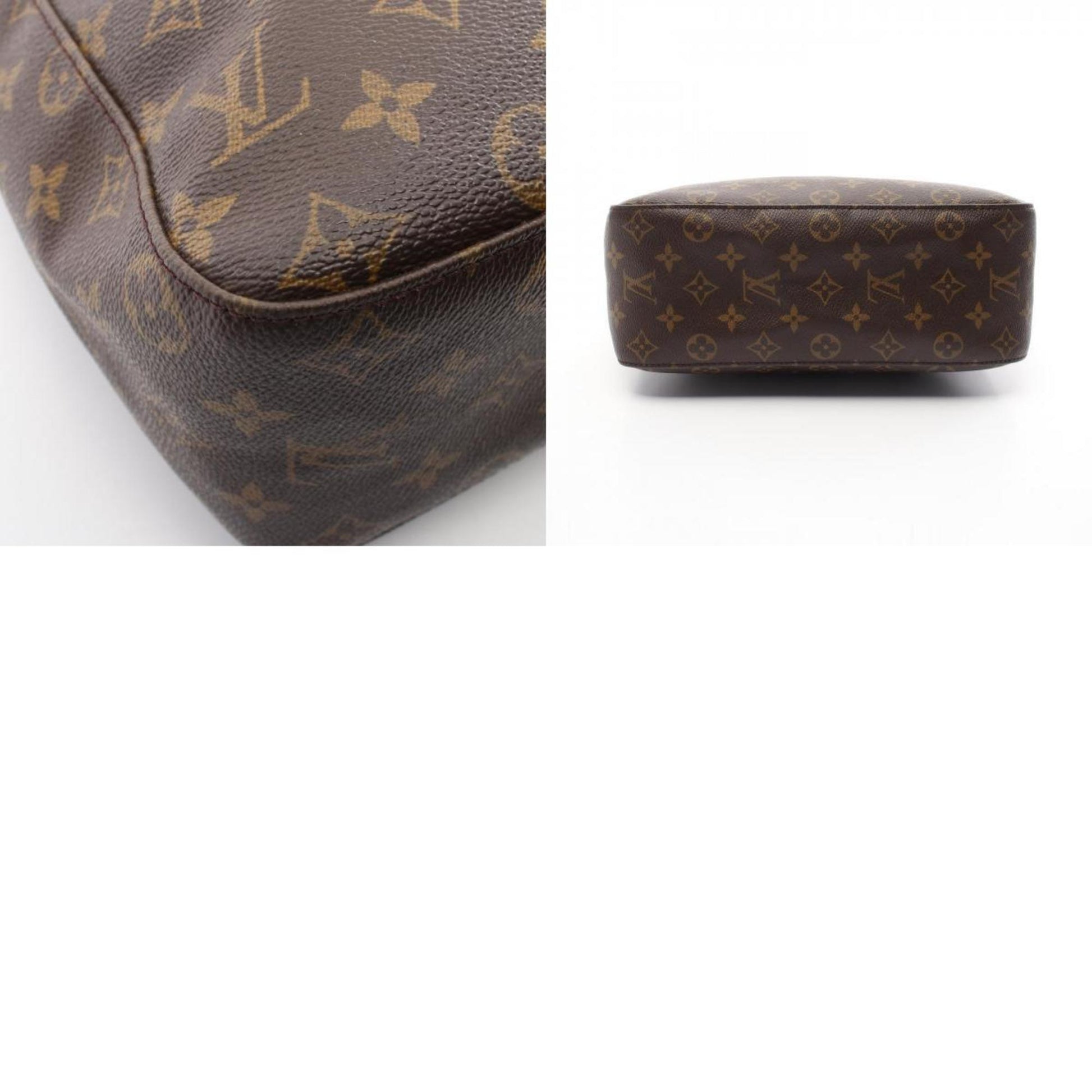 Louis Vuitton Looping GM, Brown, Canvas, shoulder