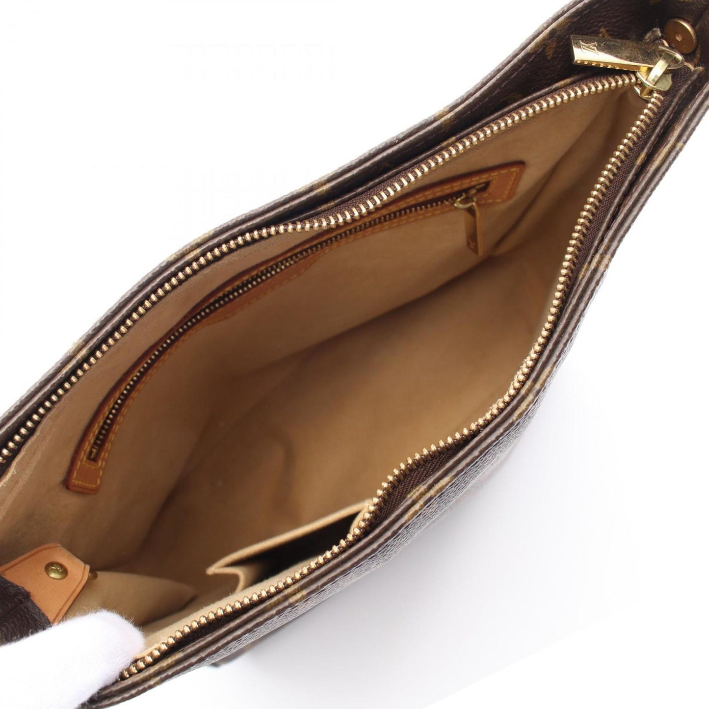 Louis Vuitton Looping GM, Brown, Canvas, shoulder