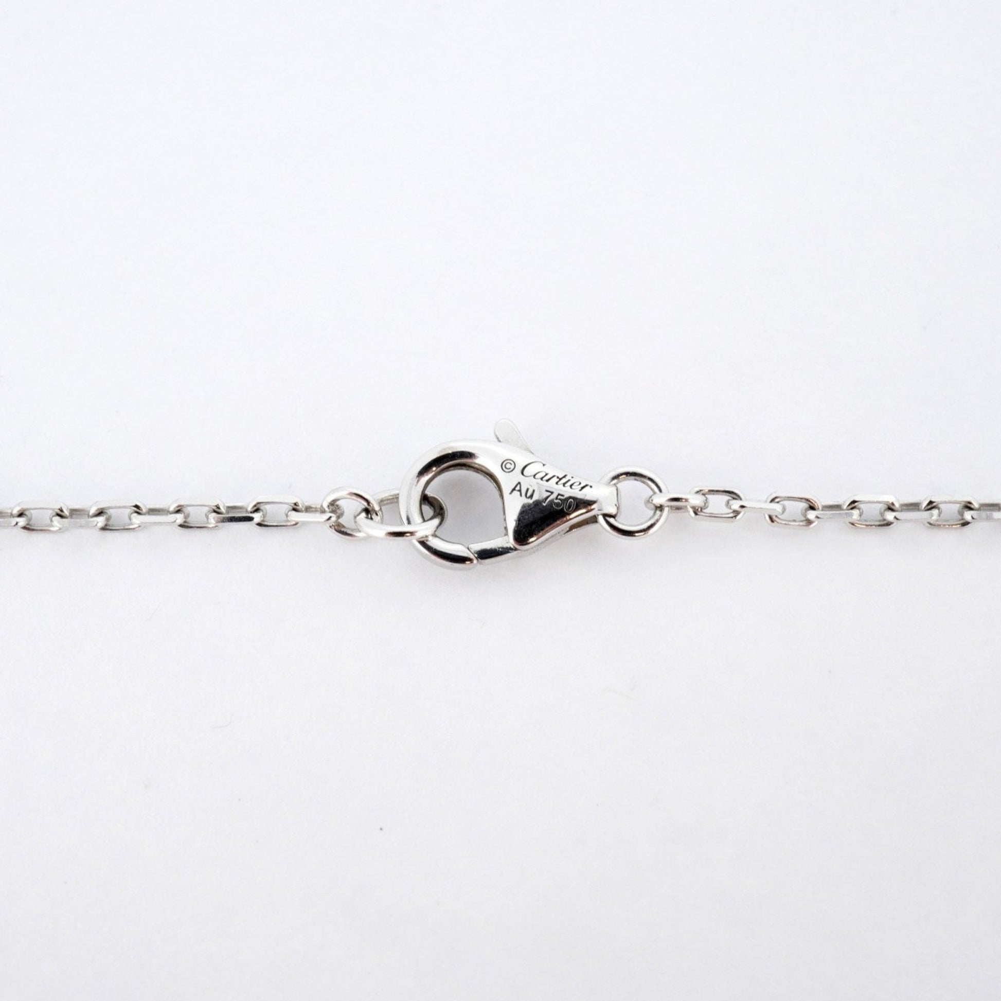 Cartier C heart, Silver, White Gold, necklace